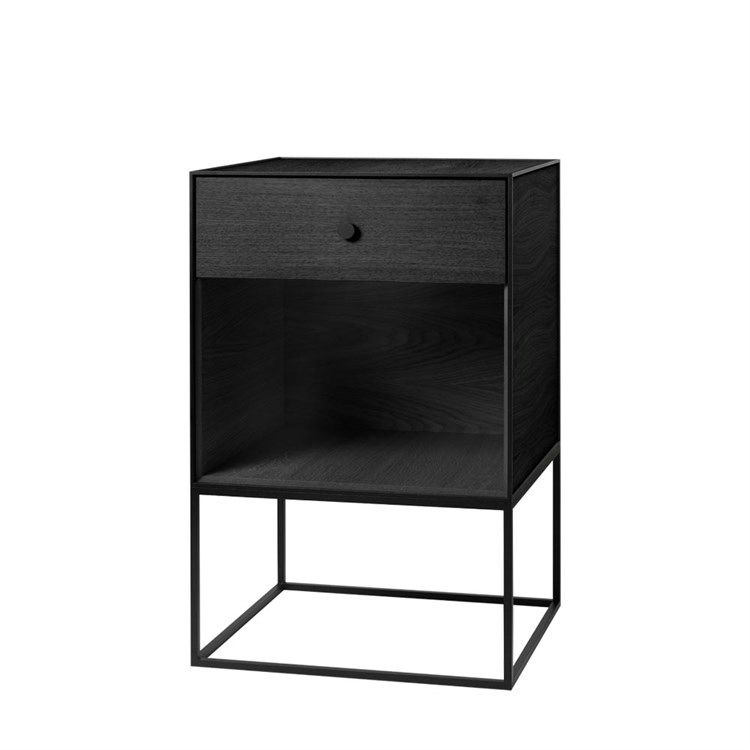 Audo Frame Sideboard 49 - Sortbejdset Ask med Skuffe