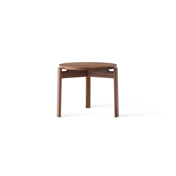 Audo Passage Lounge Bord i Valnød Ø50 cm - Køb nu!