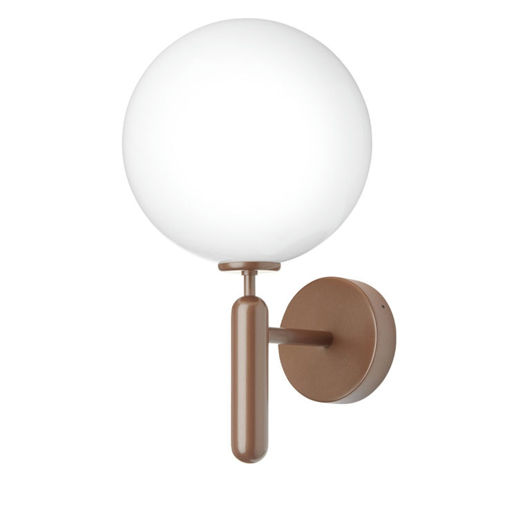 Nuura Miira Udendørs Væglampe Dark Bronze/Opal White