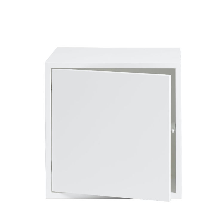 Muuto Stacked Medium Reol med Låge - Hvid