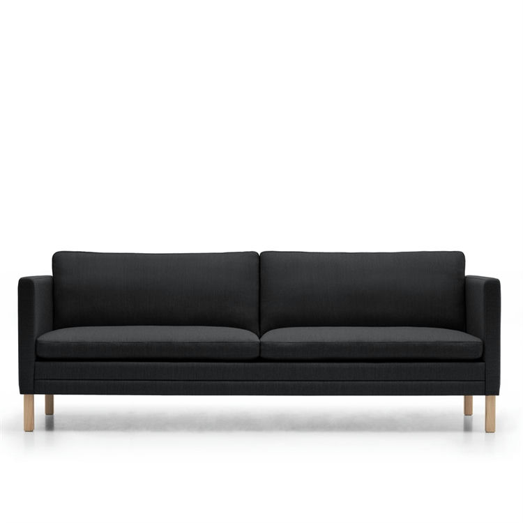 Mogens Hansen MH2614 Sofa i Sort Tekstil og Bøg