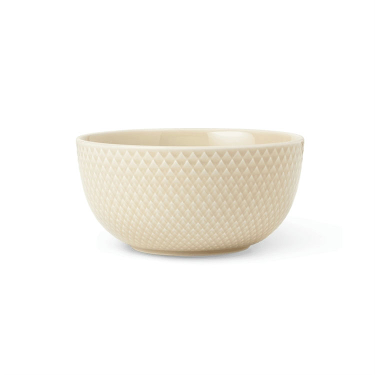 Lyngby Porcelæn Rhombe Earth Skål Ø13 cm i Marmor
