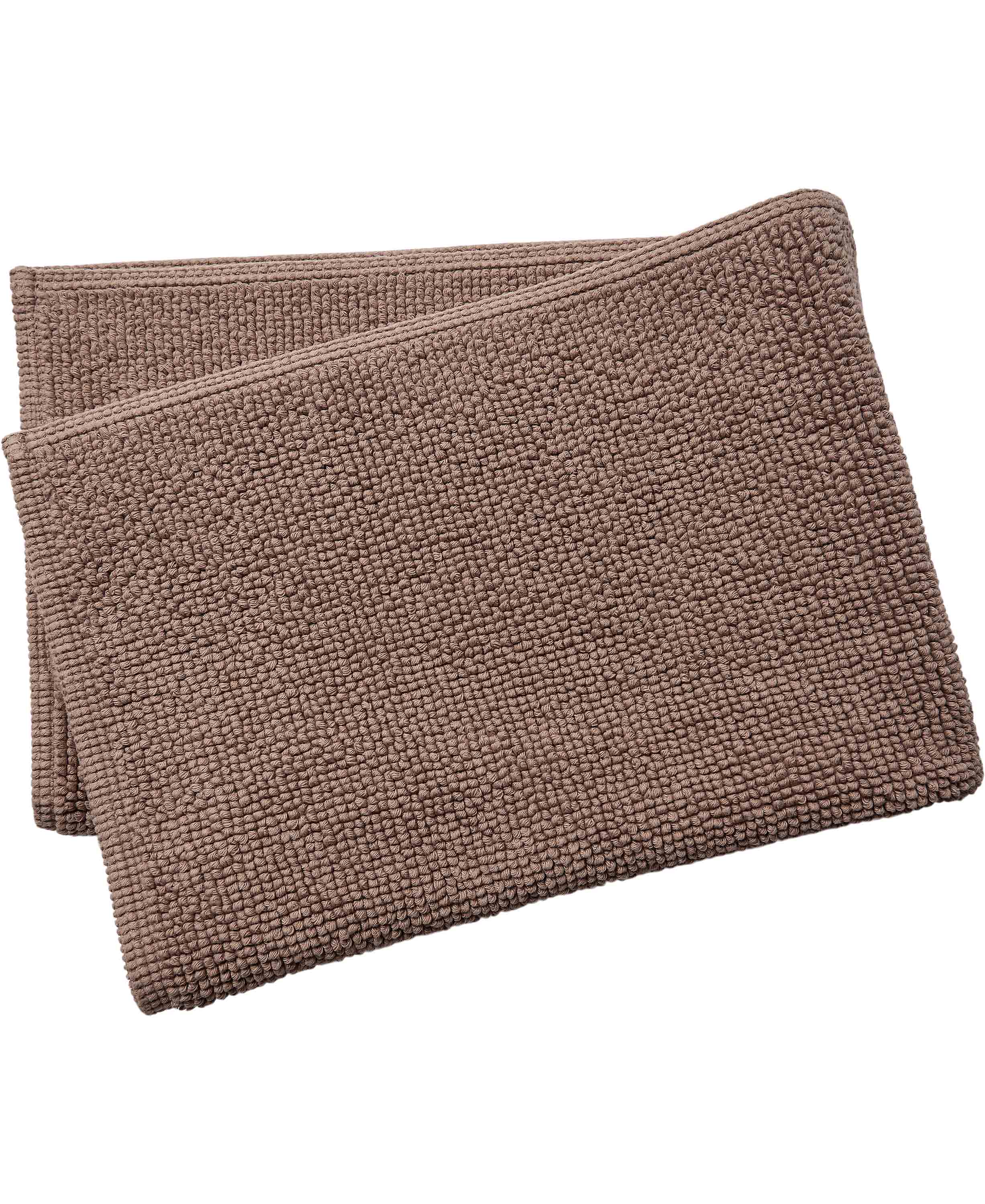 Bathmat Stonewashed 60x90 Taupe Grey Gots