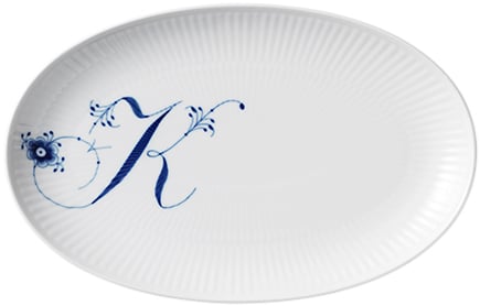 Alphabet Coll Oval Asiette 23,5cm K