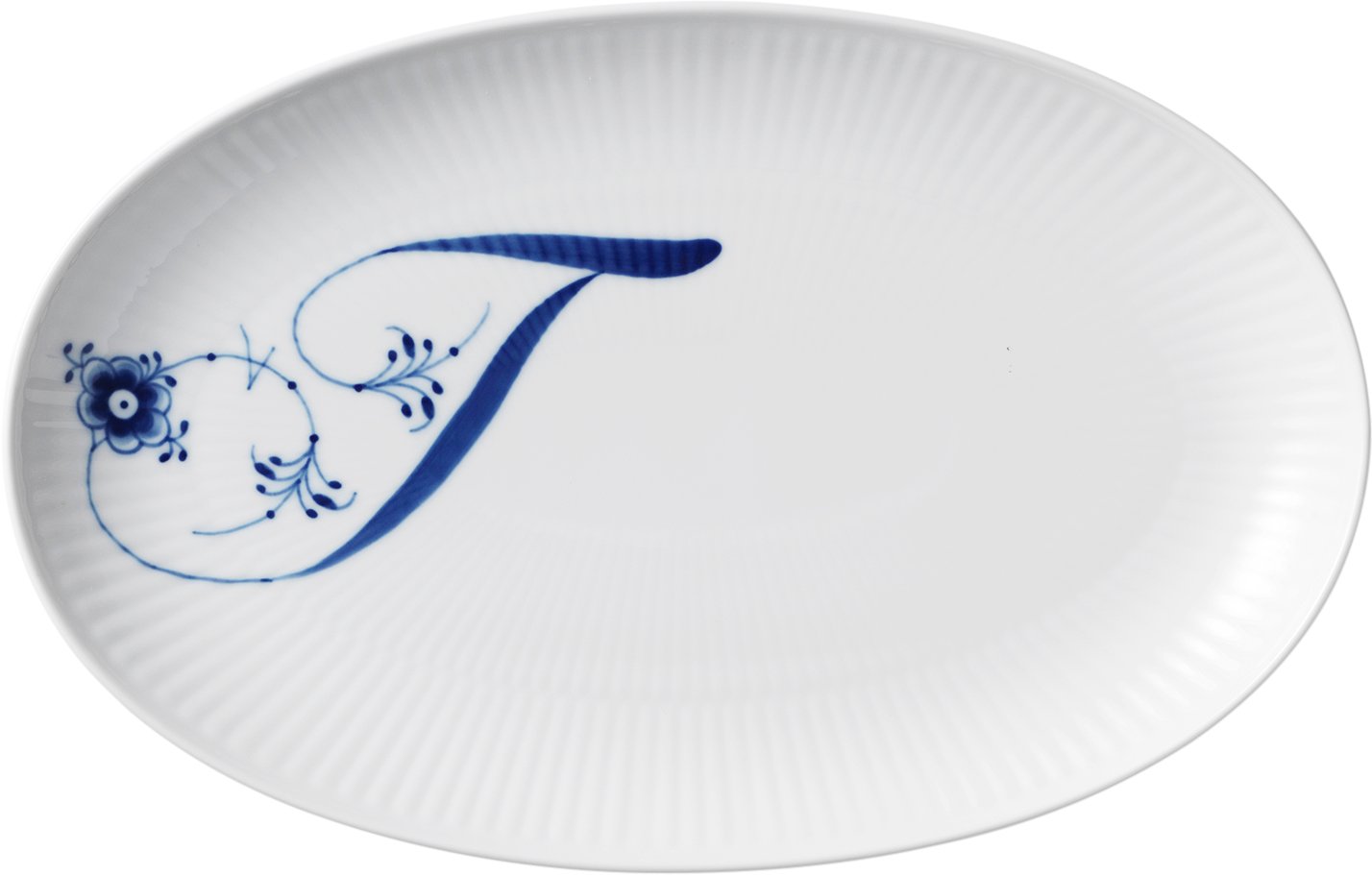 Alphabet Coll Oval Asiette 23,5cm T