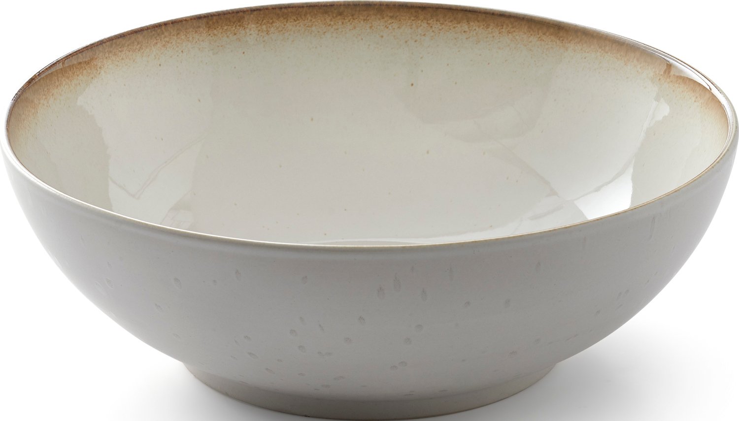 Salatskål 30cm Creme/creme Bitz