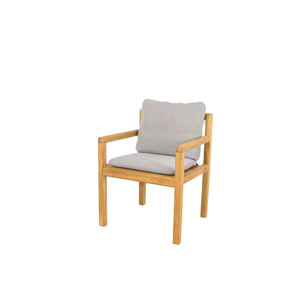 Cane-Line Grace havestol - Teak m. hynde i lysegrå