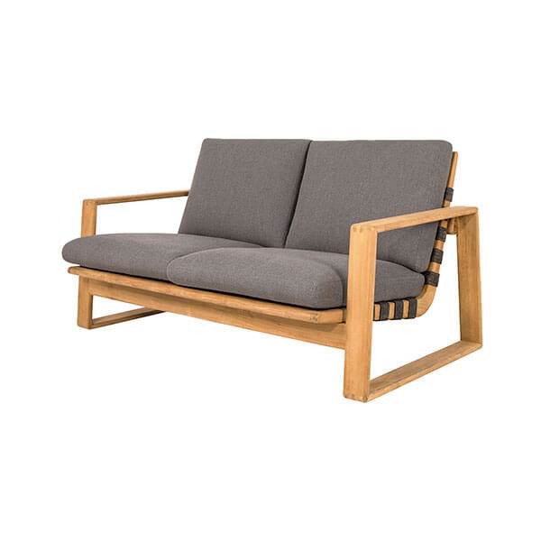 Cane-Line Endless soft 2-pers. havesofa m. hynde - Teak