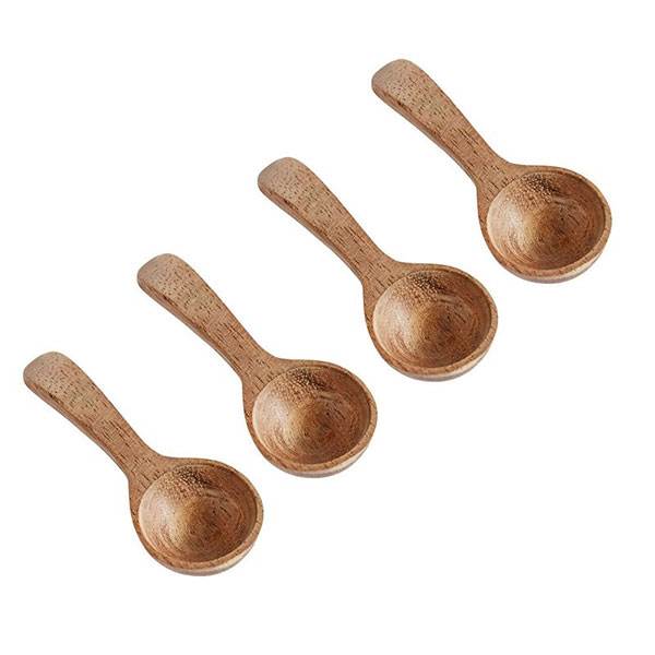 Muubs Salt ske 4 stk, natur - Teak