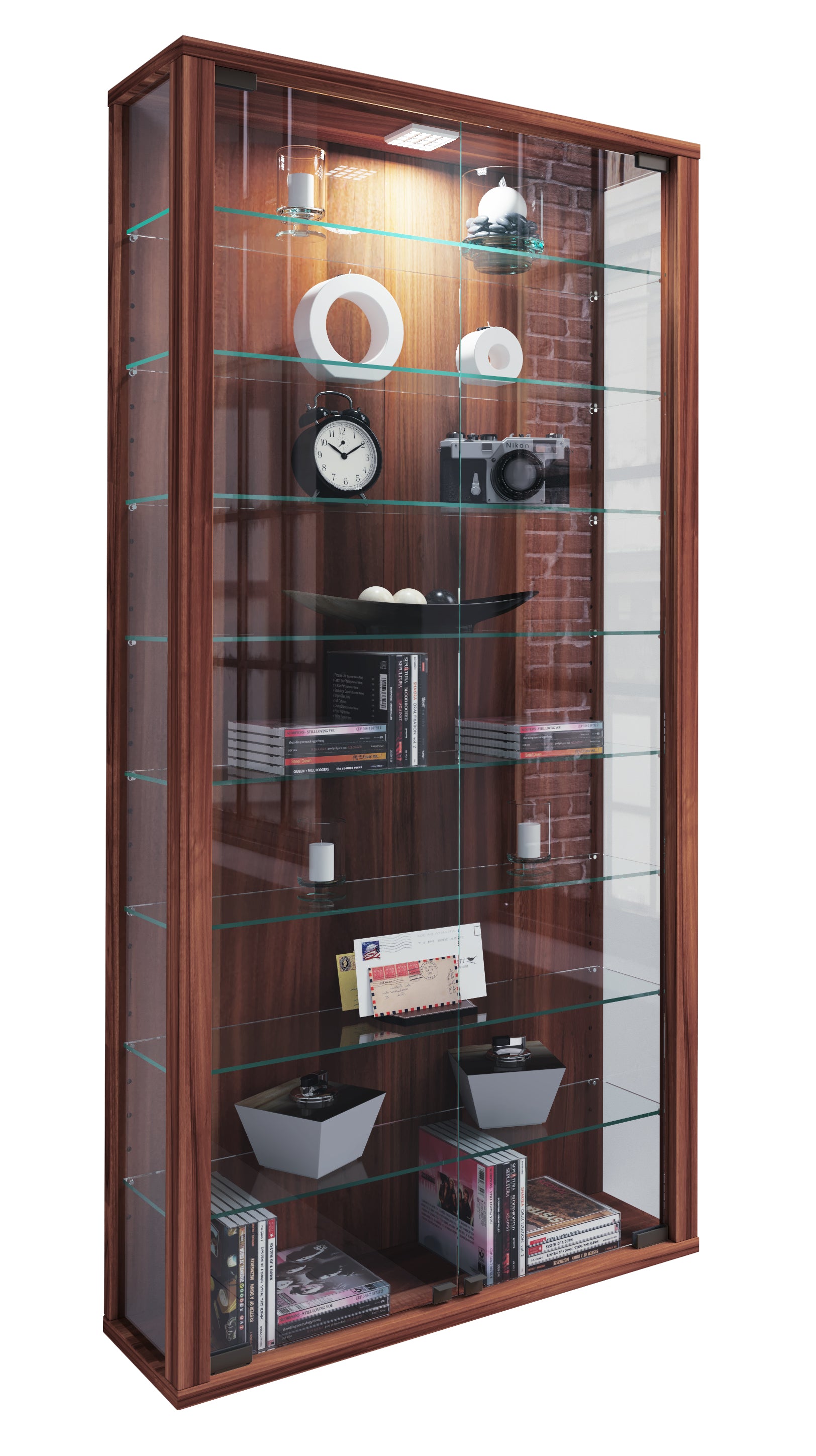 Overskab "Vitrosa Maxi" Med Led