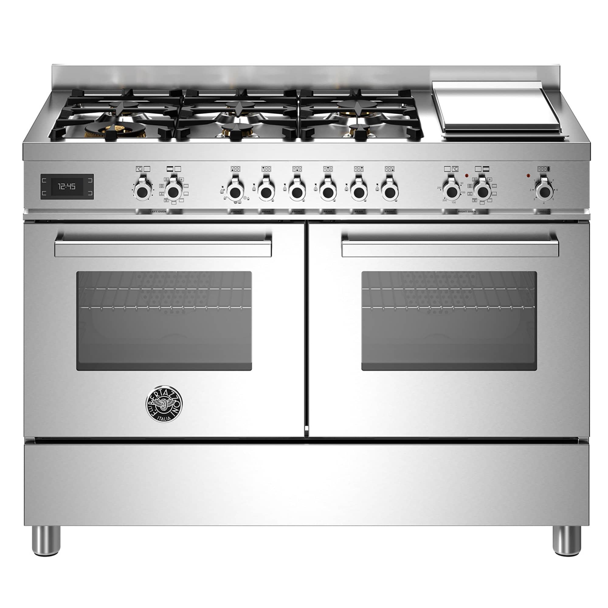 PRO126G2EXT Professional gaskomfur, 120 cm, rustfrit stål