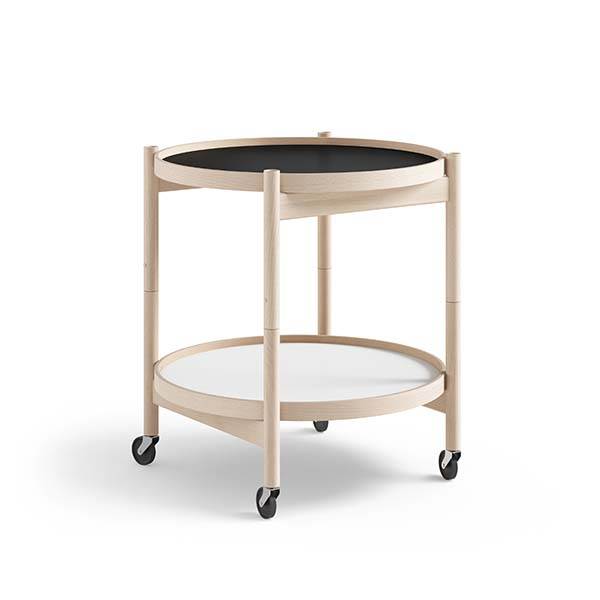Brdr. Krüger Bølling bakkebord 50 cm. - bøg ubehandlet - Bakke 1: Base / Bakke 2: Base