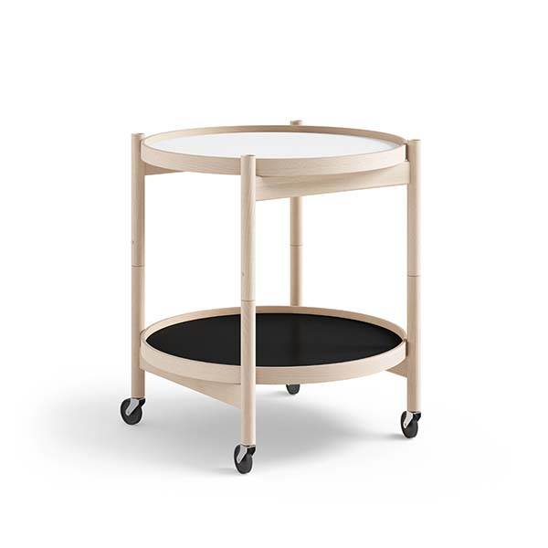 Brdr. Krüger Bølling bakkebord 50 cm. - bøg ubehandlet - Bakke 1: Base / Bakke 2: Leaf