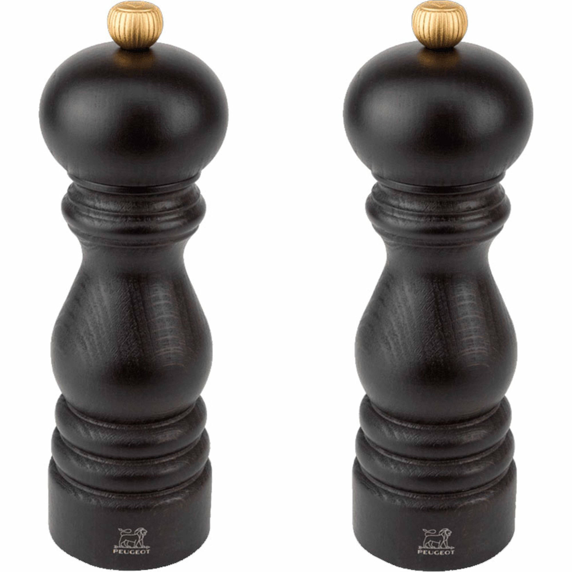 Paris DUO salt- og peberkværn 18 cm, chocolate