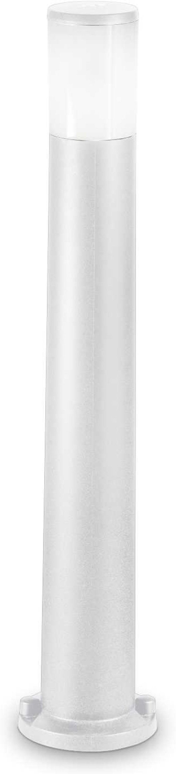 Atena, Udendørs gulvlampe, E27 max 1 x 23W, E27, hvid, plast, Ø155xH800mm