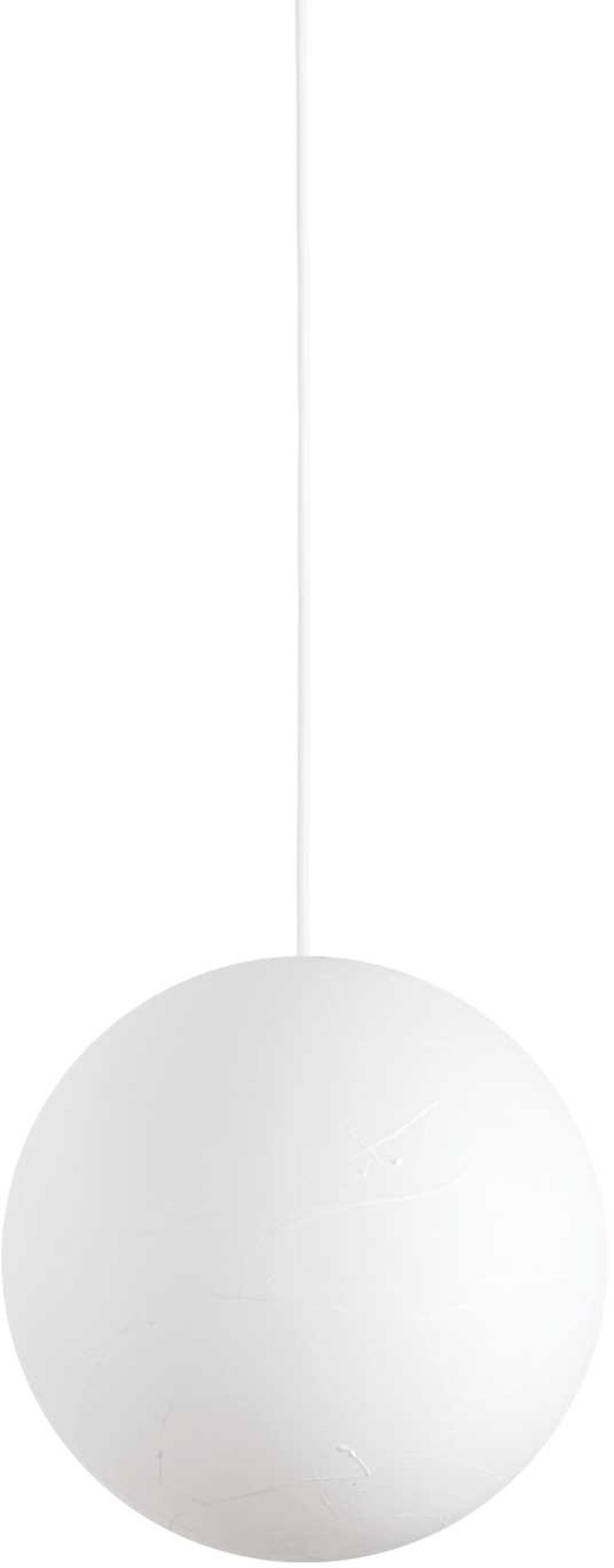 Carta, Pendel lampe, E27 max 1 x 25W, E27, hvid, plast, Ø300xHmin330/max2420mm