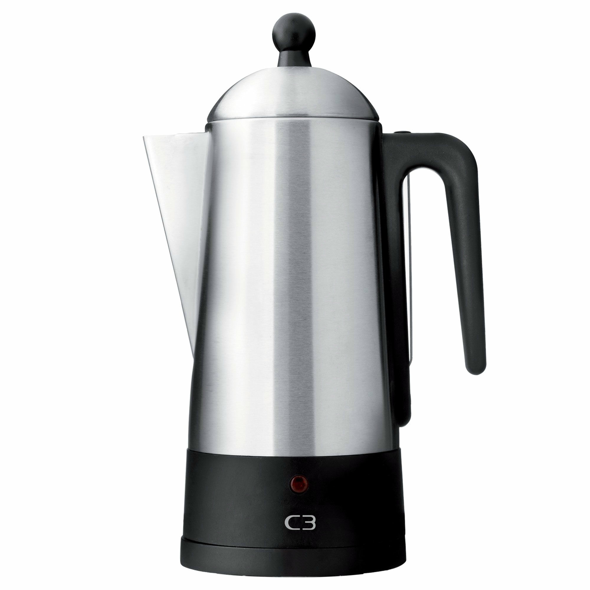 Design perkolator 10 kopper, rustfrit stål