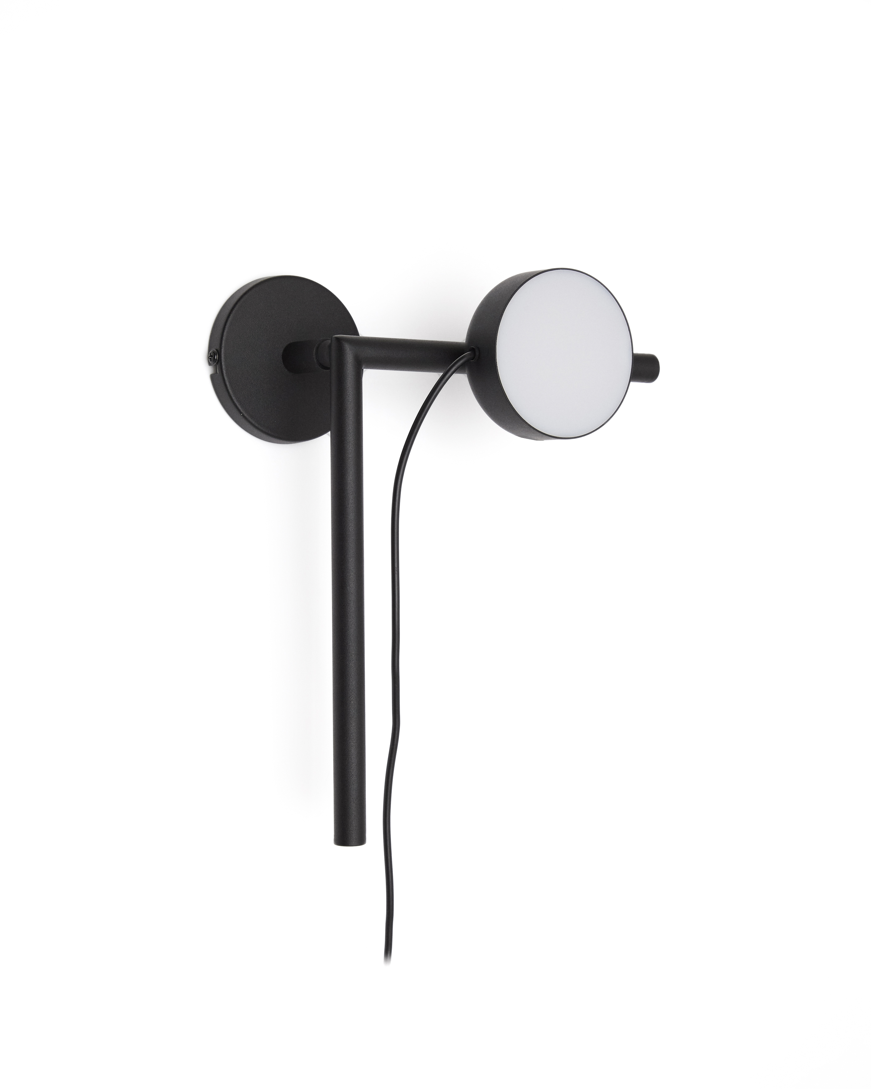 KAVE HOME Orey sort metal vægmonteret lysarmatur med multi-position spotlight