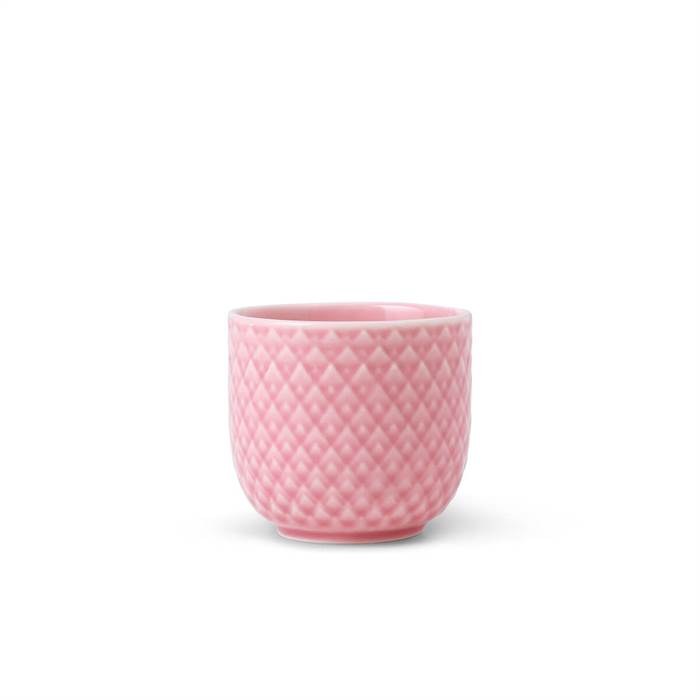 Lyngby Porcelæn Rhombe Color - Æggebæger Ø5 cm - Rose