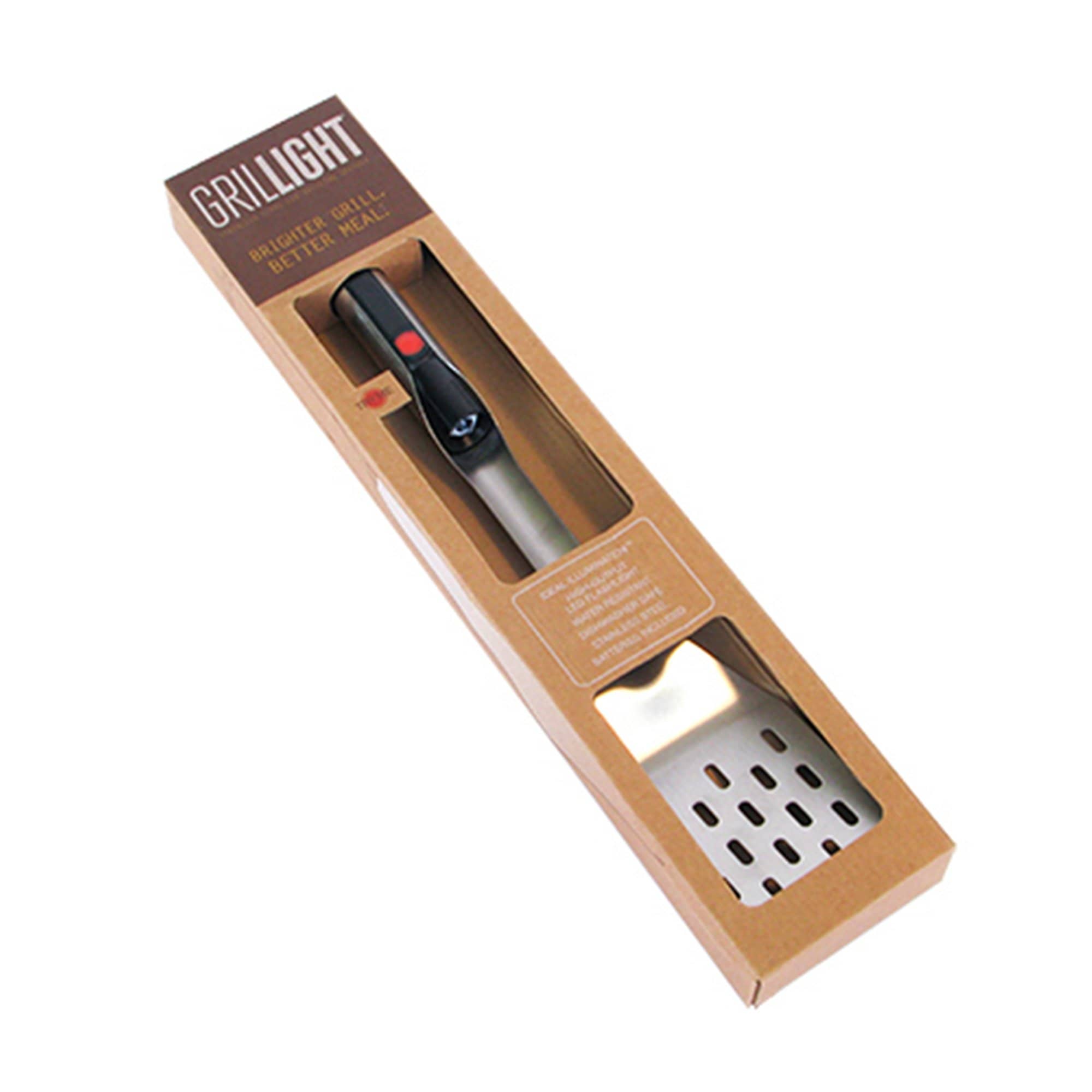 Stegespade med LED-lampe