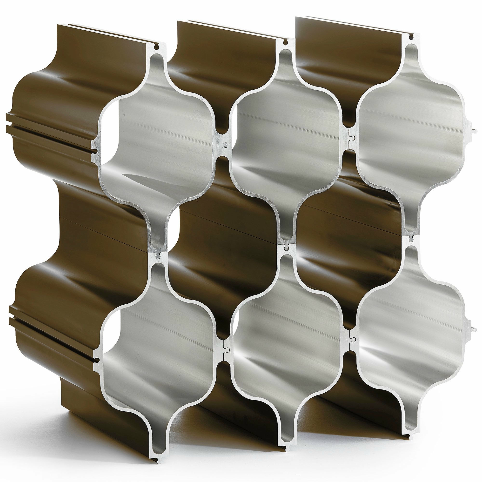 Hex vinholder, bronze, bulkpak