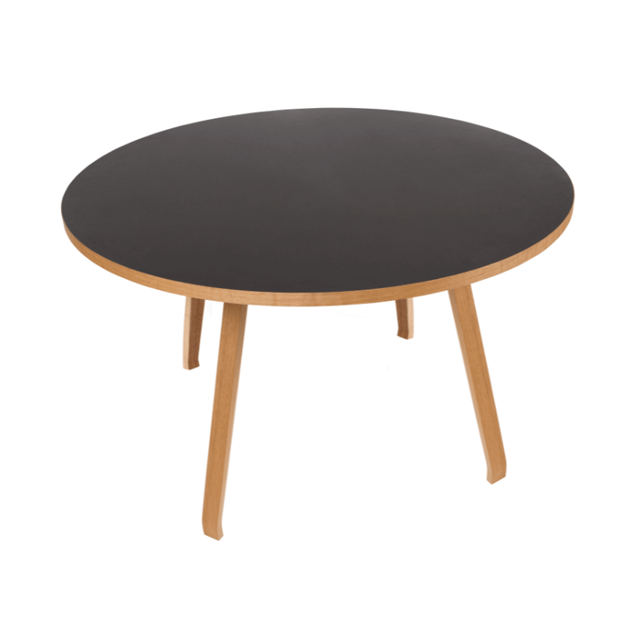 Bent Hansen Primum Spisebord Ø140 Sort/Lakeret Eg