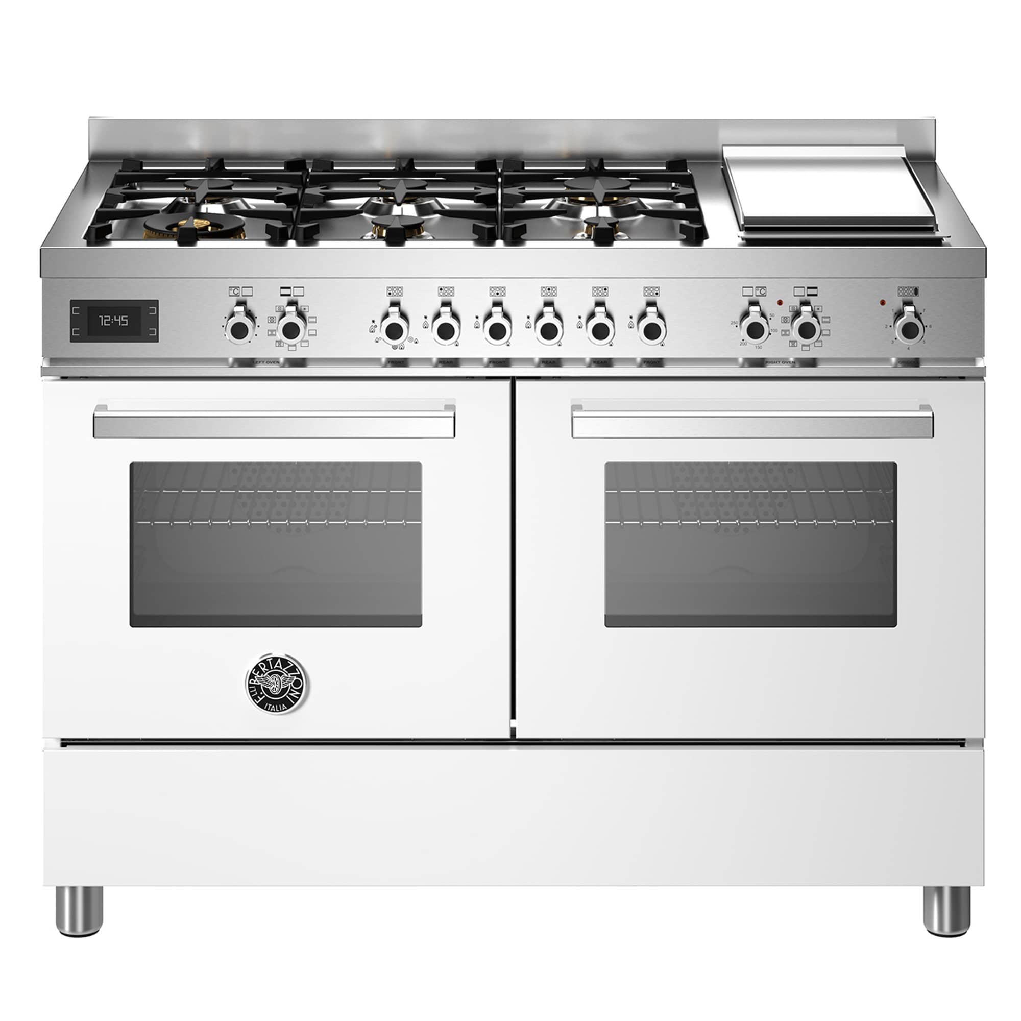 PRO126G2EBIT Professional gaskomfur, 120 cm, hvid