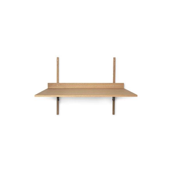 Ferm Living Sector desk - Oak - black/brass