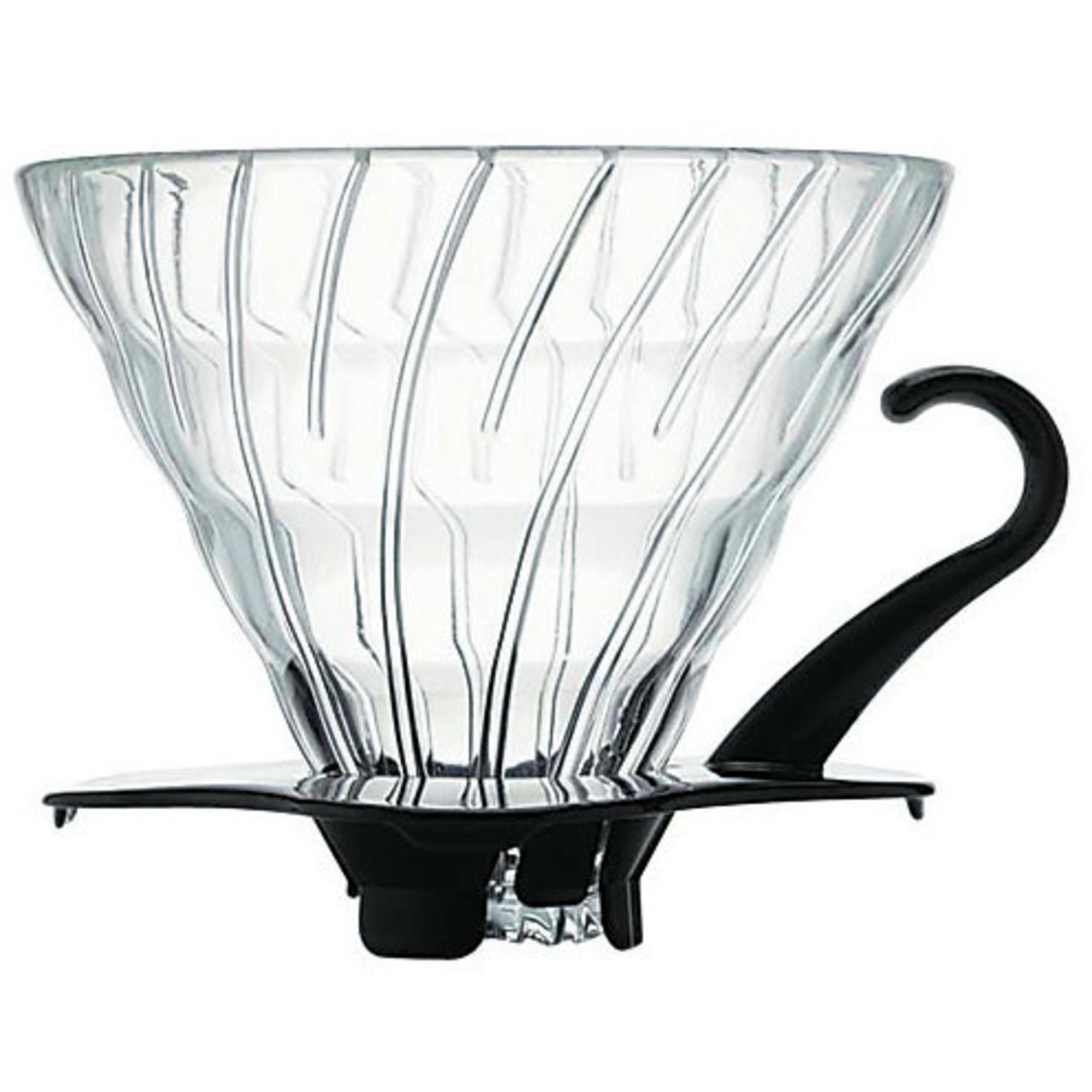 1 Cup Dripper V60 Glas m. sort