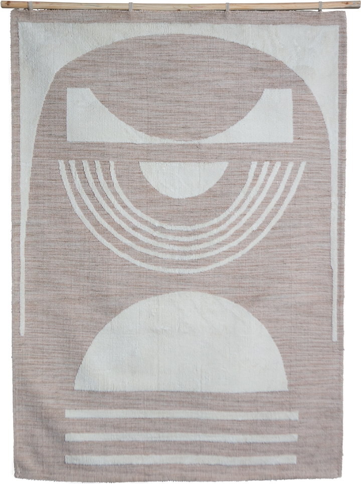 Juup, Gulv-/vægtæppe, natur, 240x170 cm