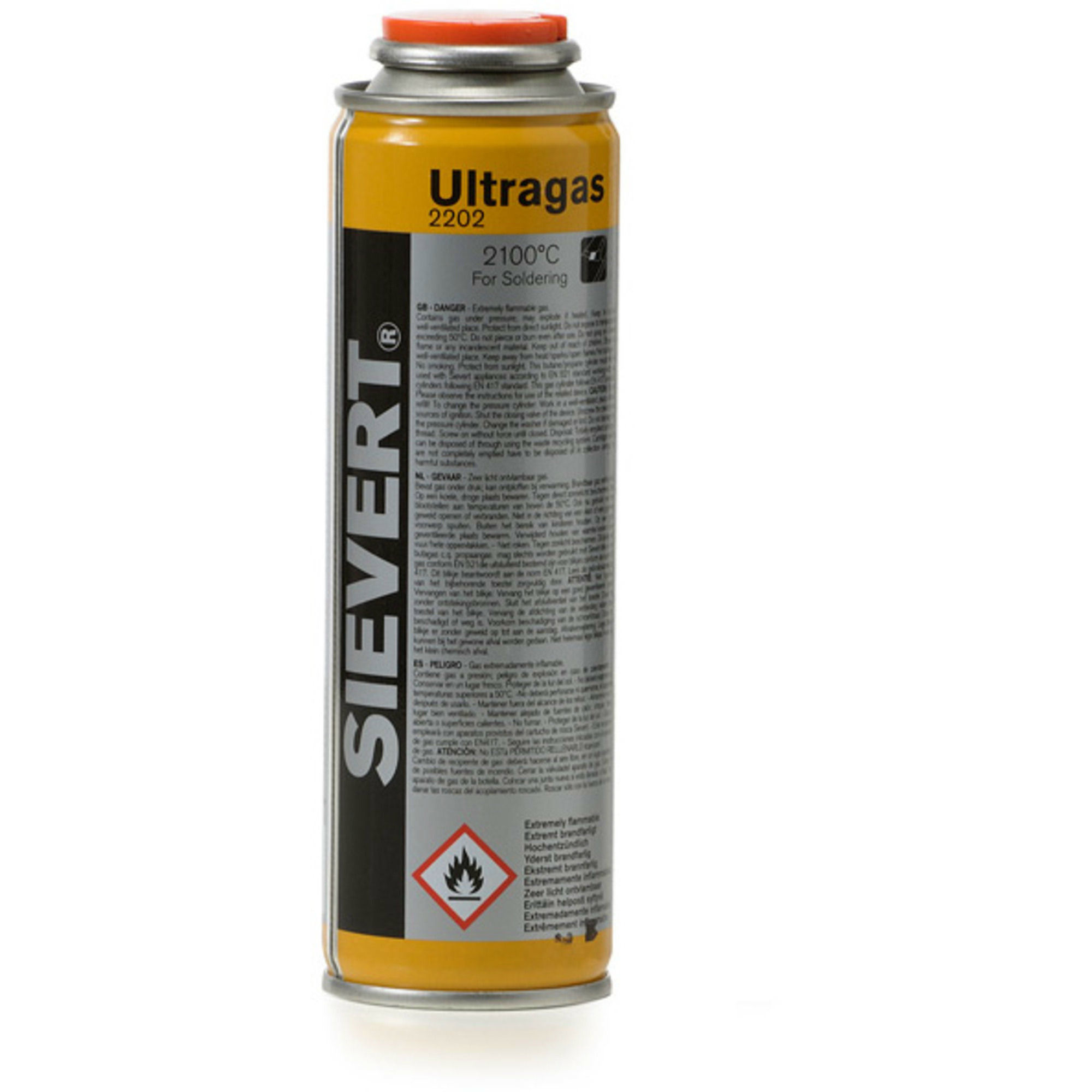 Gasflaske, 110 ml.
