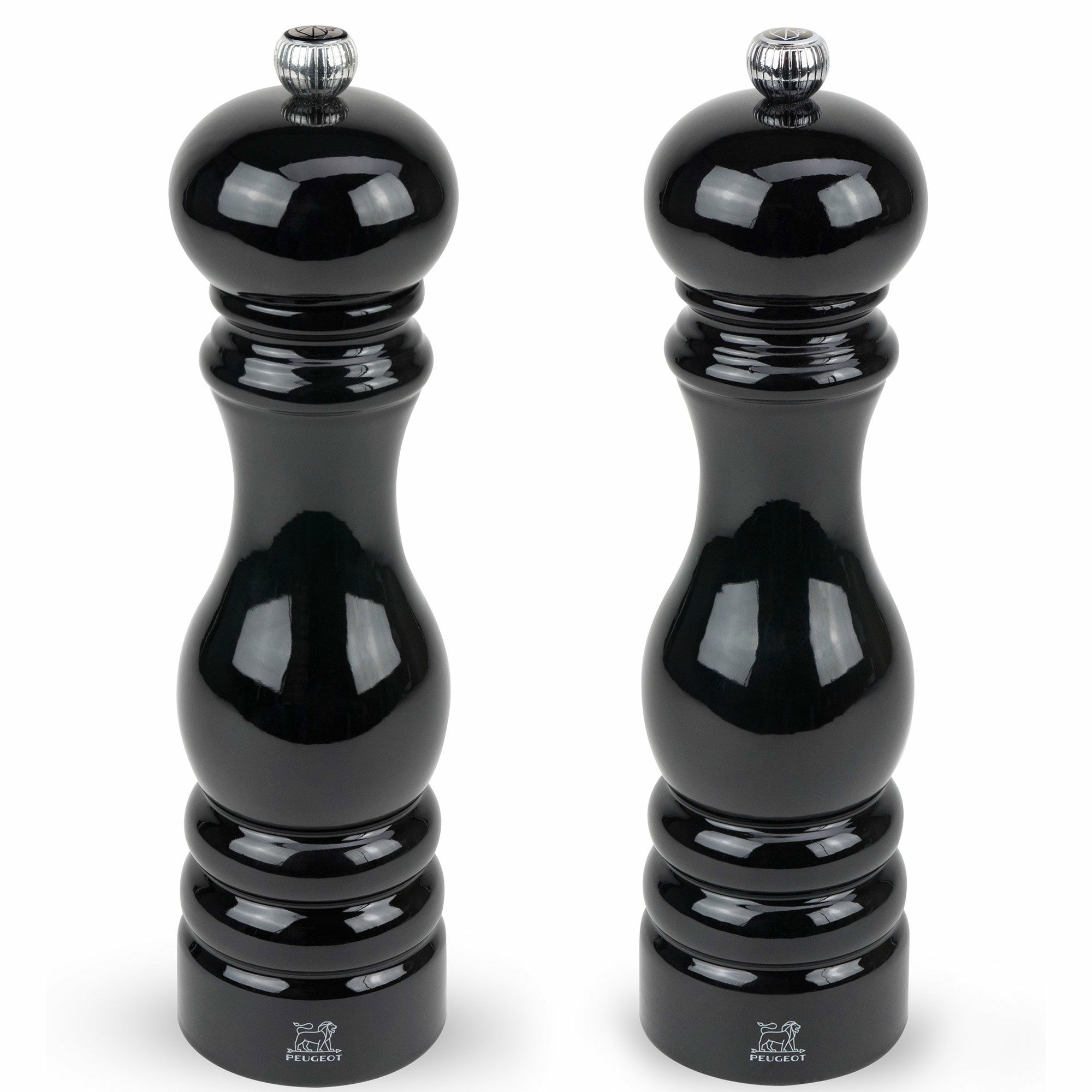 Paris DUO salt- og peberkværn 22 cm, black laquered