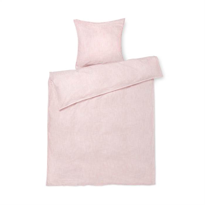 Juna Monochrome sengetøj - Rosa / Hvid