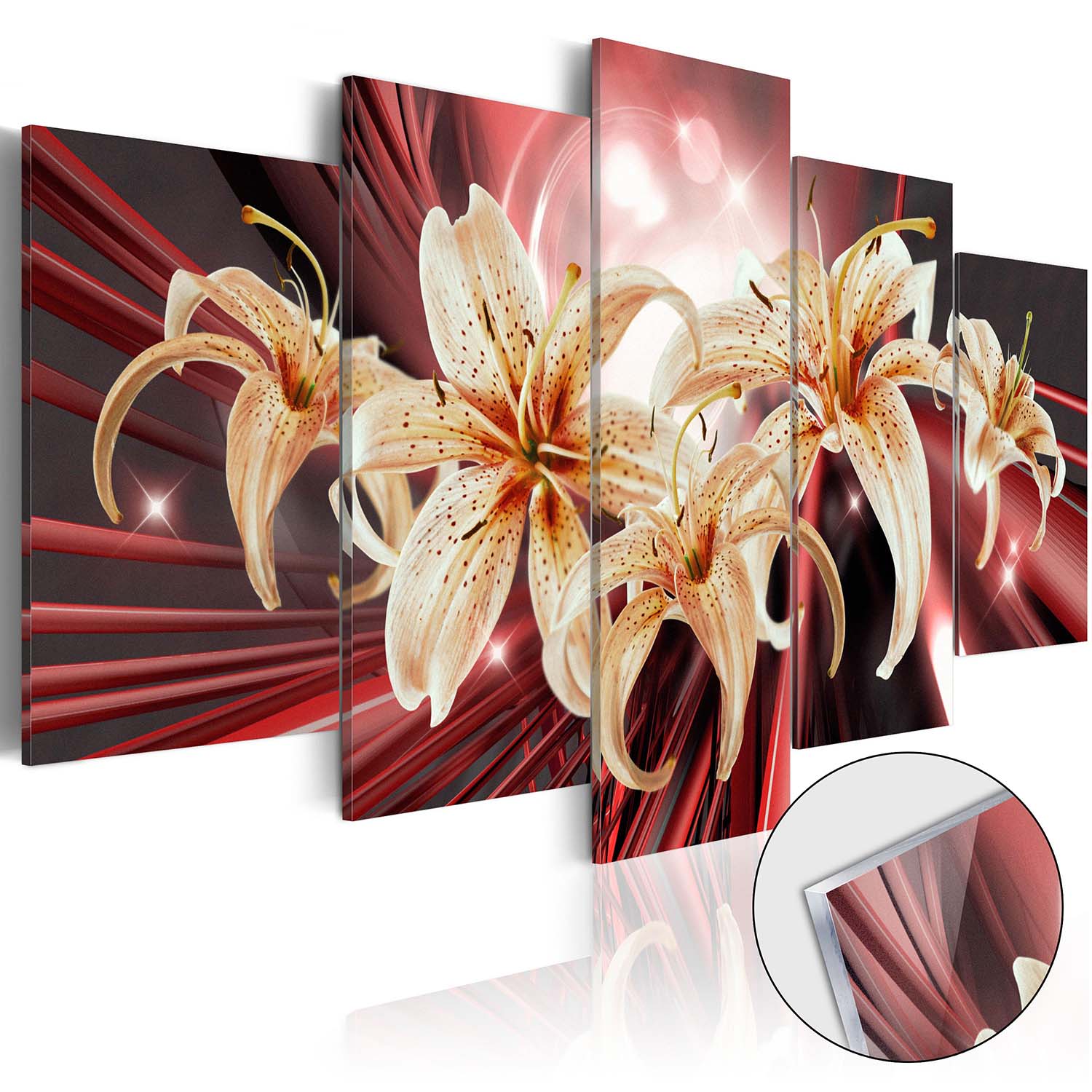 Artgeist billede - The Magic of Passion, på plexiglas, to størrelser 100x50