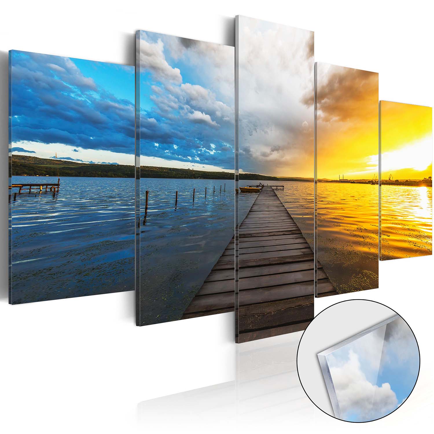 Artgeist billede - Lake of Dreams, på plexiglas, to størrelser 100x50