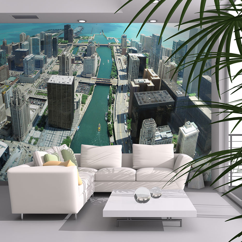 ARTGEIST Fototapet af Chicago - Urban arkitektur (flere størrelser) 200x154