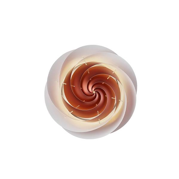 Le Klint Swirl Loft/Væglampe - Kobber
