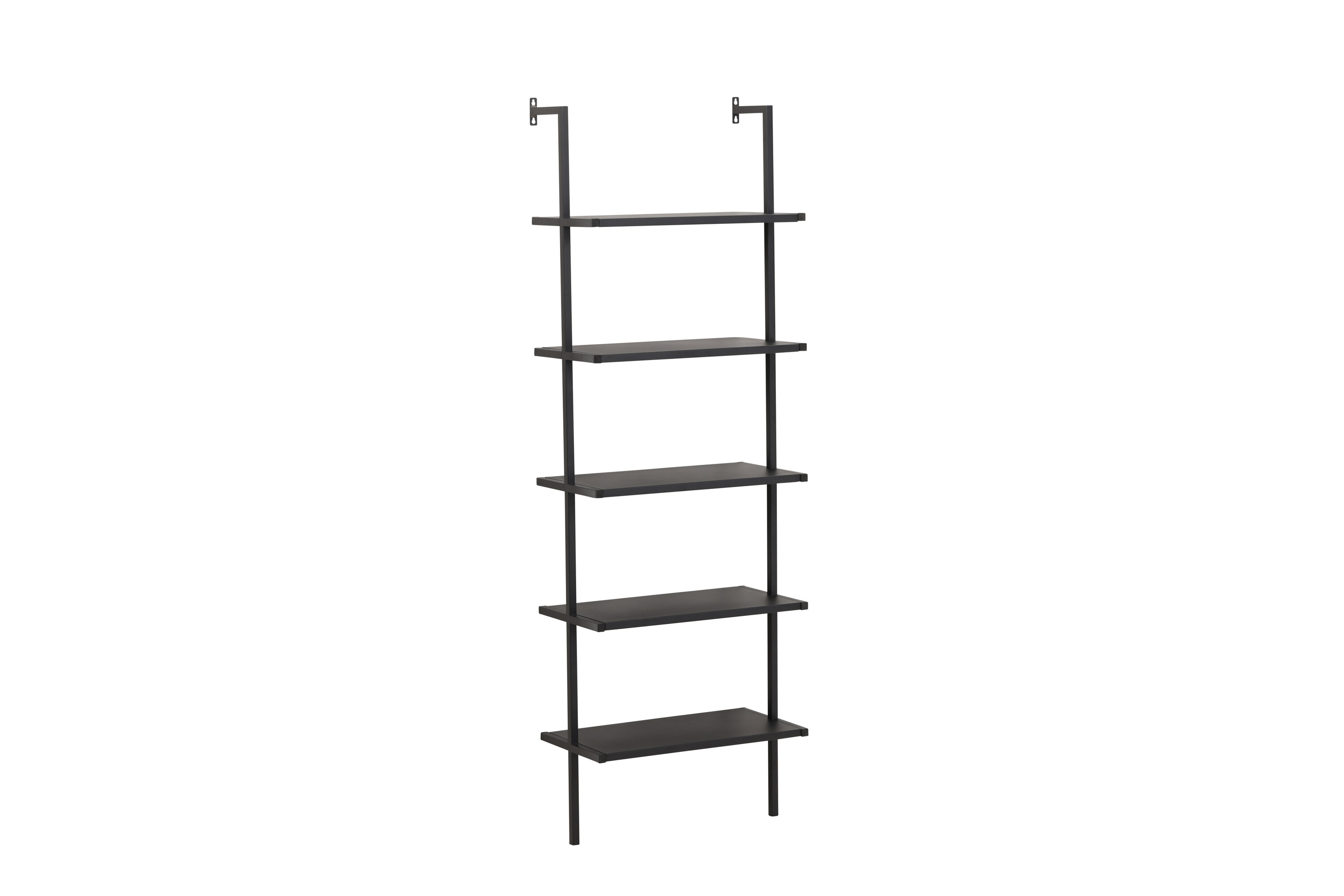 VENTURE DESIGN Caracas reol, m. 5 hylder - sort stål