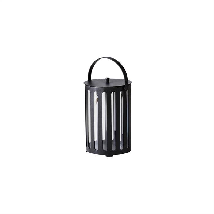 Cane-Line Lighttube lanterne - lille - H: 42 cm - Lava grey