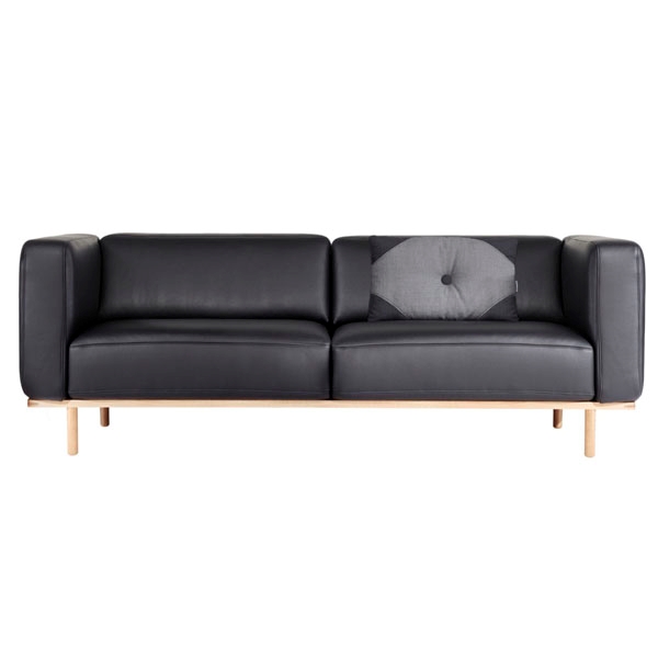Andersen Furniture A1 lædersofa - 2,5 pers. - sort