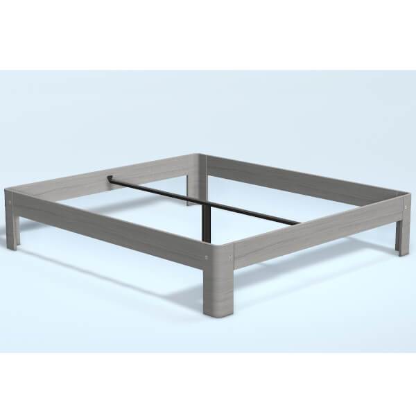 Auping Auronde chalk grey oak -dobbeltseng