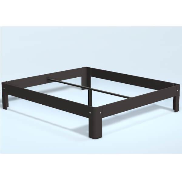 Auping Auronde chocolate brown oak - 160x200 cm. - Lav model