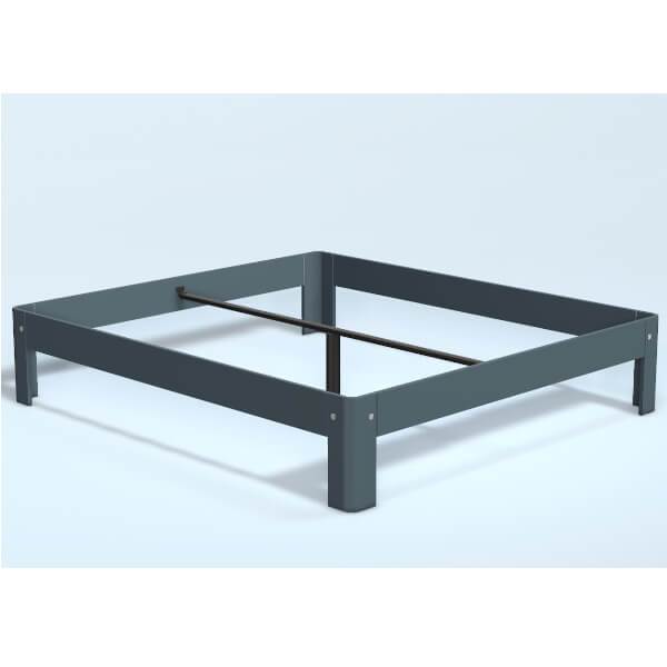 Auping Auronde cool grey -dobbeltseng
