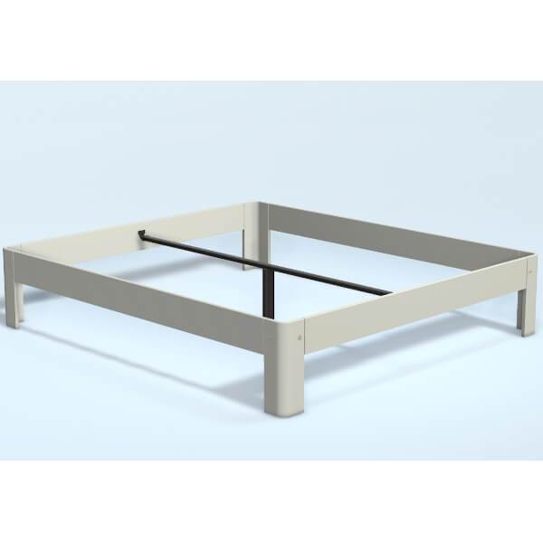 Auping Auronde hvid - 160x200cm. - Høj model
