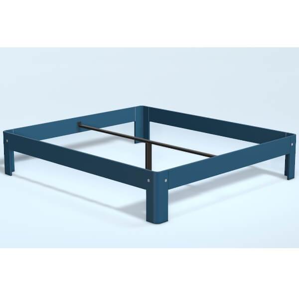 Auping Auronde royal blue - 200x210 cm. - Høj model