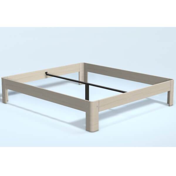 Auping Auronde soft white oak - 160x200 cm. - Mellem model
