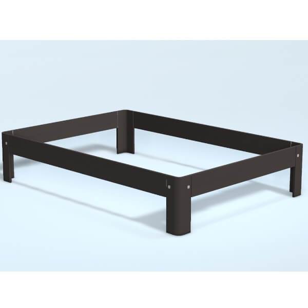 Auping Auronde chocolate brown oak - 120x200 cm. - Lav model