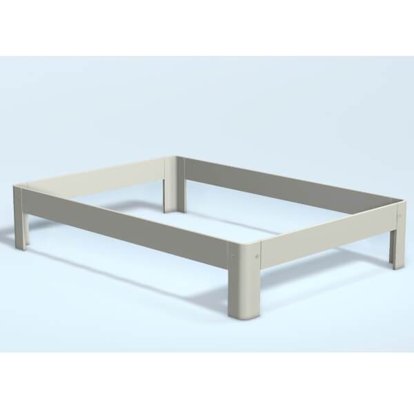 Auping Auronde hvid - 120x210 cm. - Høj model
