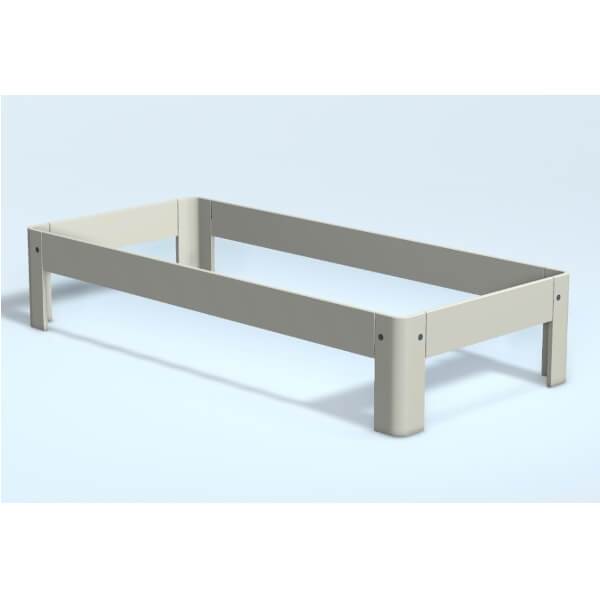 Auping Auronde hvid - 80x200 cm. - Høj model