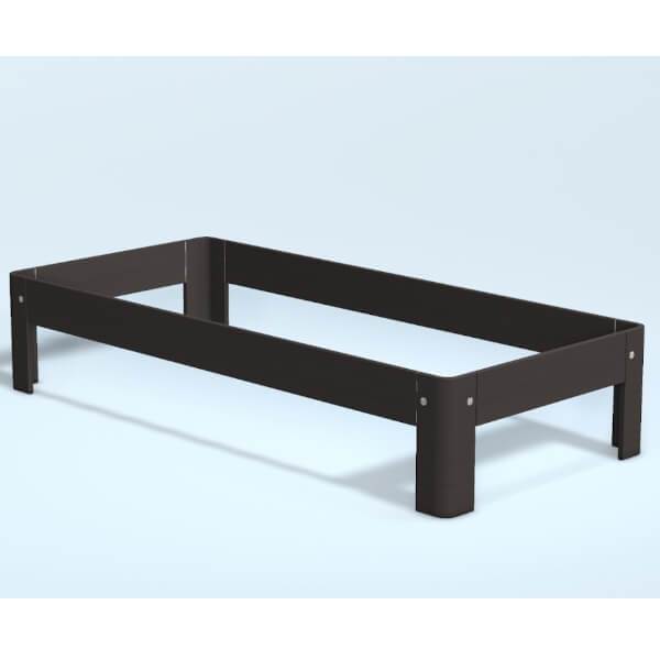 Auping Auronde chocolate brown oak - 80x210 cm. - Høj model